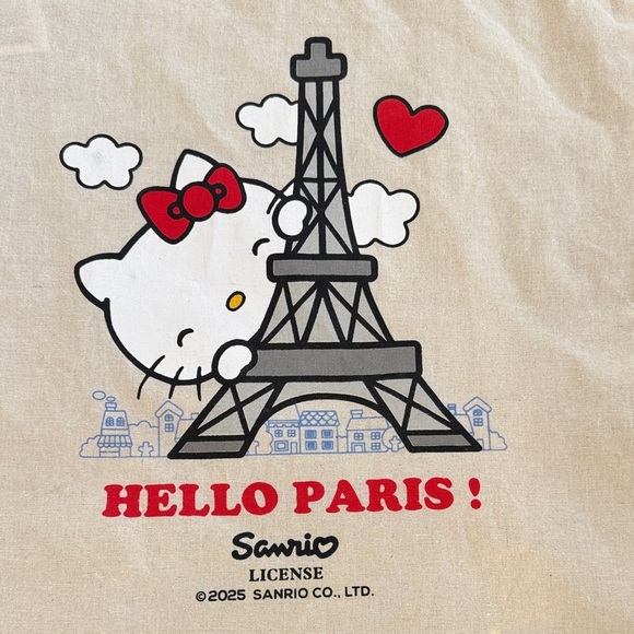 Hello Kitty Paris Tote Bag - Picture 2 of 4